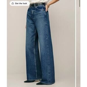 Reformation Cary High Rise Slouchy Wide Leg Jeans
